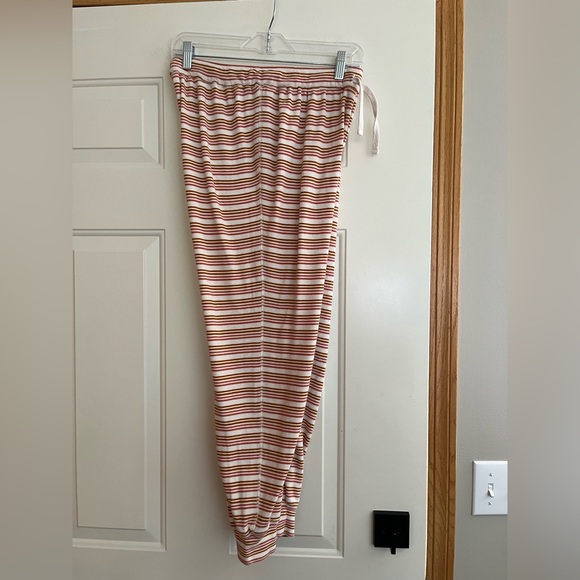 Madewell honeycomb cotton pajama/ lounge stripe pants. Size small - Picture 4 of 11